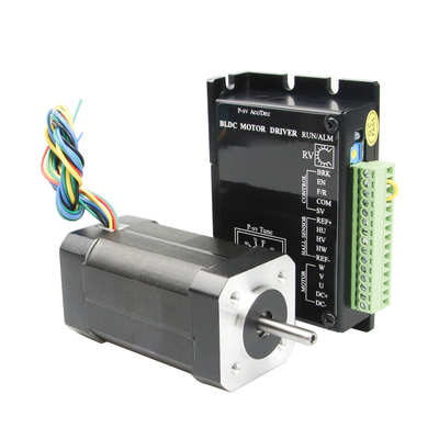 24v 77,5W 42 mm vierkante 3-fasen BLDC borstelloze reductiemotor 4000 tpm