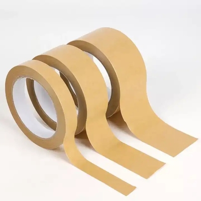 Van de Ambachtkraftpapier van douanelogo printed kraft packaging tape Zelfklevende de Ponsbandoem