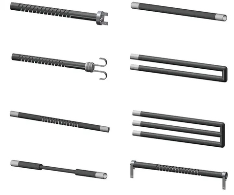 Het Carbide Elektrisch Verwarmend Rod Silicon Carbide Heater van het ovensilicium