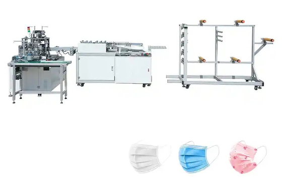 Medisch Beschikbaar Masker die Machine met drie-Laag Niet-geweven Stof maken
