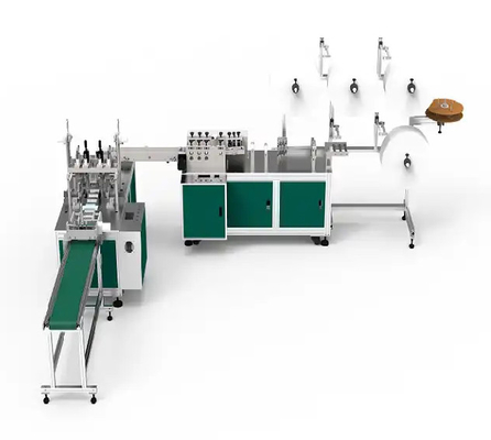 CE-gecertificeerde automatische wegwerpbare 3-laags maskermachine 100 stuks / min