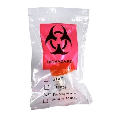 3 / 4 de lagen ontruimen LDPE Medische Autoclavable Biohazard Zakken voor Specimeninzameling