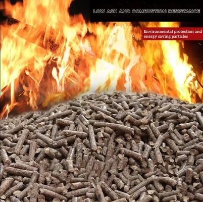 De Houten Samengeperste Briket van de de Korrels Rookloze Hoge Calorische Waarde van de BARBECUEbiomassa