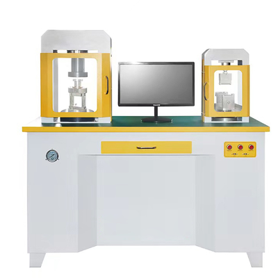 Compressie van het microcomputer de Hydraulische Servocement en Buigende het Testen Machine