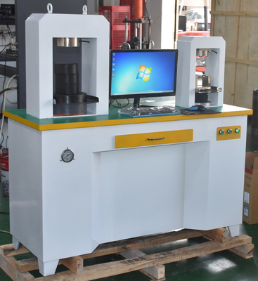 Compressie van het microcomputer de Hydraulische Servocement en Buigende het Testen Machine