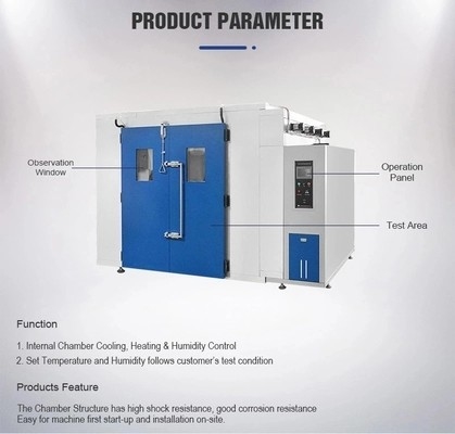 220 / 380V Walk In hoge en lage temperatuur natte en hete laboratorium OEM