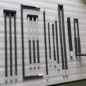 1800C elektro Ceramisch u-Type Siliciummolybdeen Heater Mosi 2 het Verwarmen Lichaamsstaaf