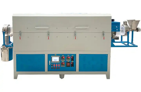 1600 ℃ kan de Multi Tubulaire Oven van de Temperatuurstreek individueel worden gecontroleerd
