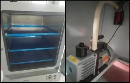 Vacuüm op hoge temperatuur die bakken-uit voor het Drogen van en het Verwarmen van Laboratoriumvoorwerpen wordt gebruikt