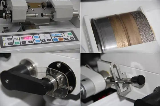 Optische Halfautomatische Scherpende de Machine Beschikbare Waaier 22mm~100mm van de Laboratoriummachine