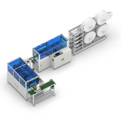 De Hoge snelheid van de het Maskermachine van Max Speed 170Pcs/Min Disposable Medical Surgical Face