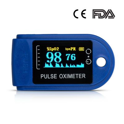 Draagbare 128*64-ABS het Huisimpuls Rate Monitor Oled Display van Oximeter van de Vingertopimpuls