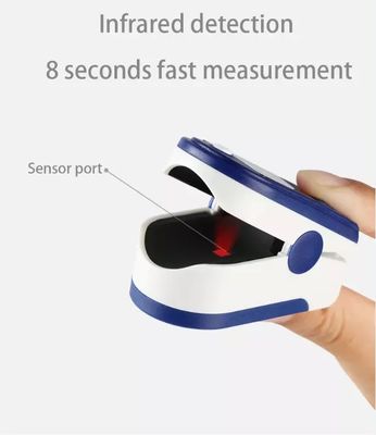 1.5V*2 FCC Rohs van het de Buishuis van Oximeter van de Vingertopimpuls de Digitale Monitor van de de Zuurstofverzadiging