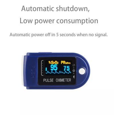 1.5V*2 FCC Rohs van het de Buishuis van Oximeter van de Vingertopimpuls de Digitale Monitor van de de Zuurstofverzadiging