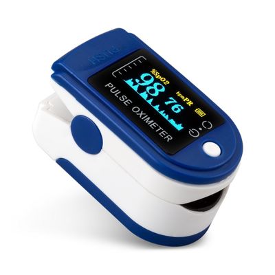 1.5V*2 FCC Rohs van het de Buishuis van Oximeter van de Vingertopimpuls de Digitale Monitor van de de Zuurstofverzadiging