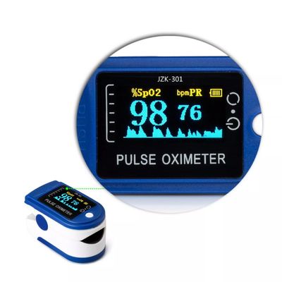 1.5V*2 FCC Rohs van het de Buishuis van Oximeter van de Vingertopimpuls de Digitale Monitor van de de Zuurstofverzadiging
