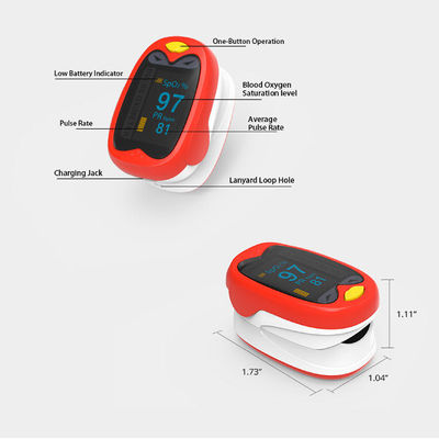 Van de de Vingertopimpuls van ROSH het Symbian Geleide Hart Rate And Oxygen Saturation Monitor van Oximeter 35%