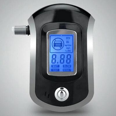 LCD Meetapparaat van de de Ademalcohol van de Vertonings het Snelle Analyse met Mondstuk