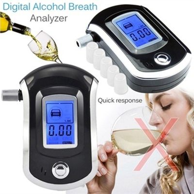 LCD Meetapparaat van de de Ademalcohol van de Vertonings het Snelle Analyse met Mondstuk