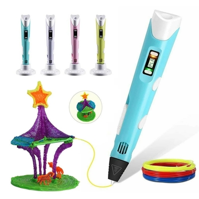 3D Printer Pen 5V 2A van Mini Intelligent Drawing met OLED-Vertoning